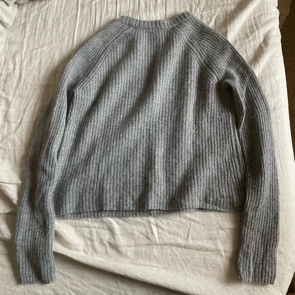 ❤️Sold❤️ Jenni Kayne | Heather Grey 100% Cashmere Sweater - Picture 6 of 11